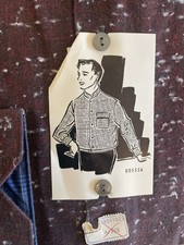 Super rares 50er / 60er  Jahre  Hemd Vintage Original ungetragen 39 NOS