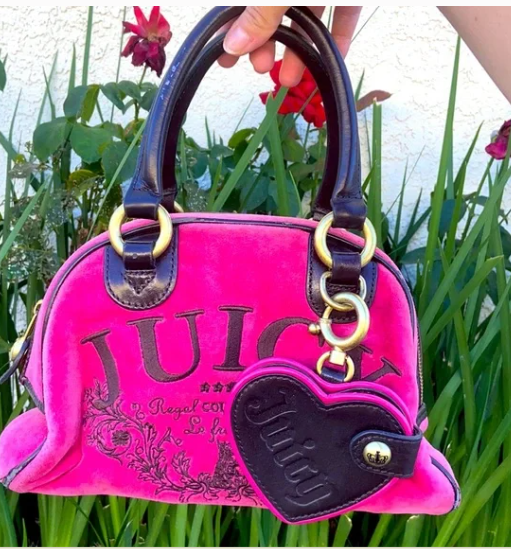Juicy Couture ピンク ジューシークチュール バッグ y2k ギャル Juicy Couture - Juicy Couture ピンク ジューシークチュール バッグ