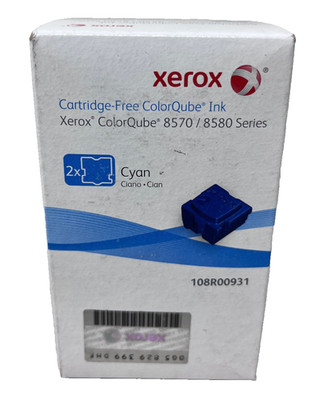 XEROX 108R00931 SOLID INK ORIGINAL CYAN 2 PCS COLORQUBE 8570/8580 [A BOX]