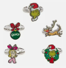 The Grinch Rings 5 Piece Set H.E.R. Accessori...