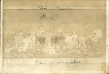 RPPC ~3rd Grade school class real photo Zeigler Illinois ~teacher children 1920s