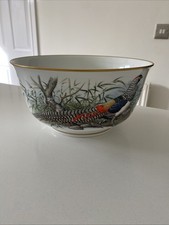 Franklin Porcelain Limited Edition ‘The Lady Amherst’s Pheasant Game Bird Bowl’