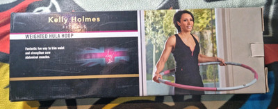 Weighted Fitness Hula Hoop Training Taillentrainer Gewichtsverlust Gym Hoop Pink