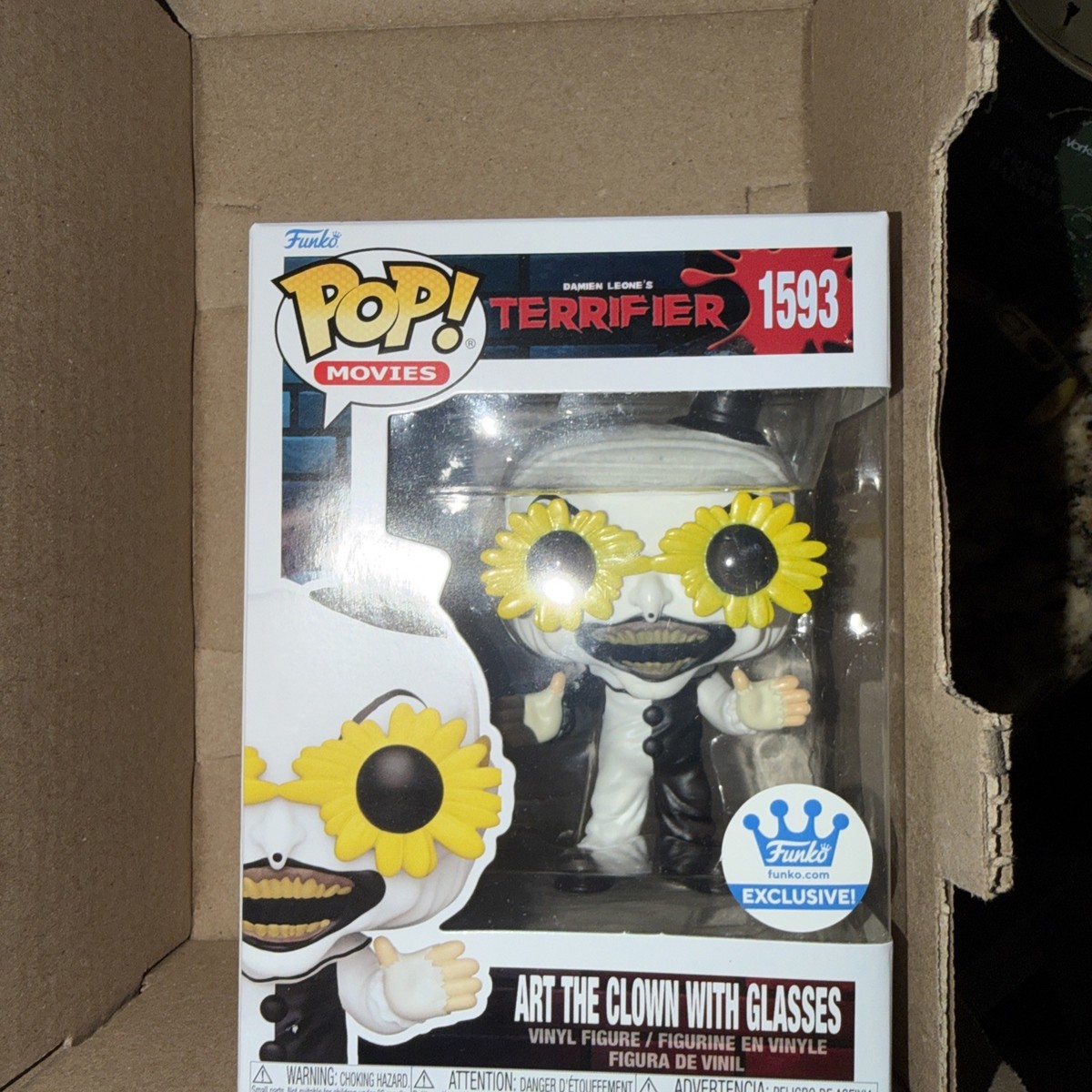 Funko Pop! Vinyl: Terrifier - Art the Clown with Glasses - Funko