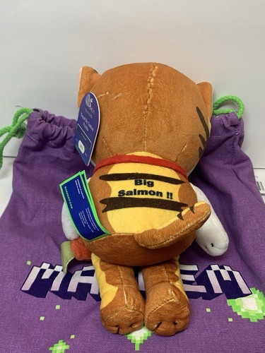 Makeship Plush Big Salmon by ibxtoycat Official Merch YouTube Minecraft RARE NWT - Picture 5 of 9
