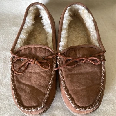 OLD FRIEND SLIPPER MOCCASIN MEN'S 11 EXTRA WIDE 5E - Image 1 of 4
