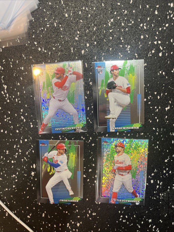 2026 Topps Finest Baseball Philadelphia Phillies Scorecard A Lot