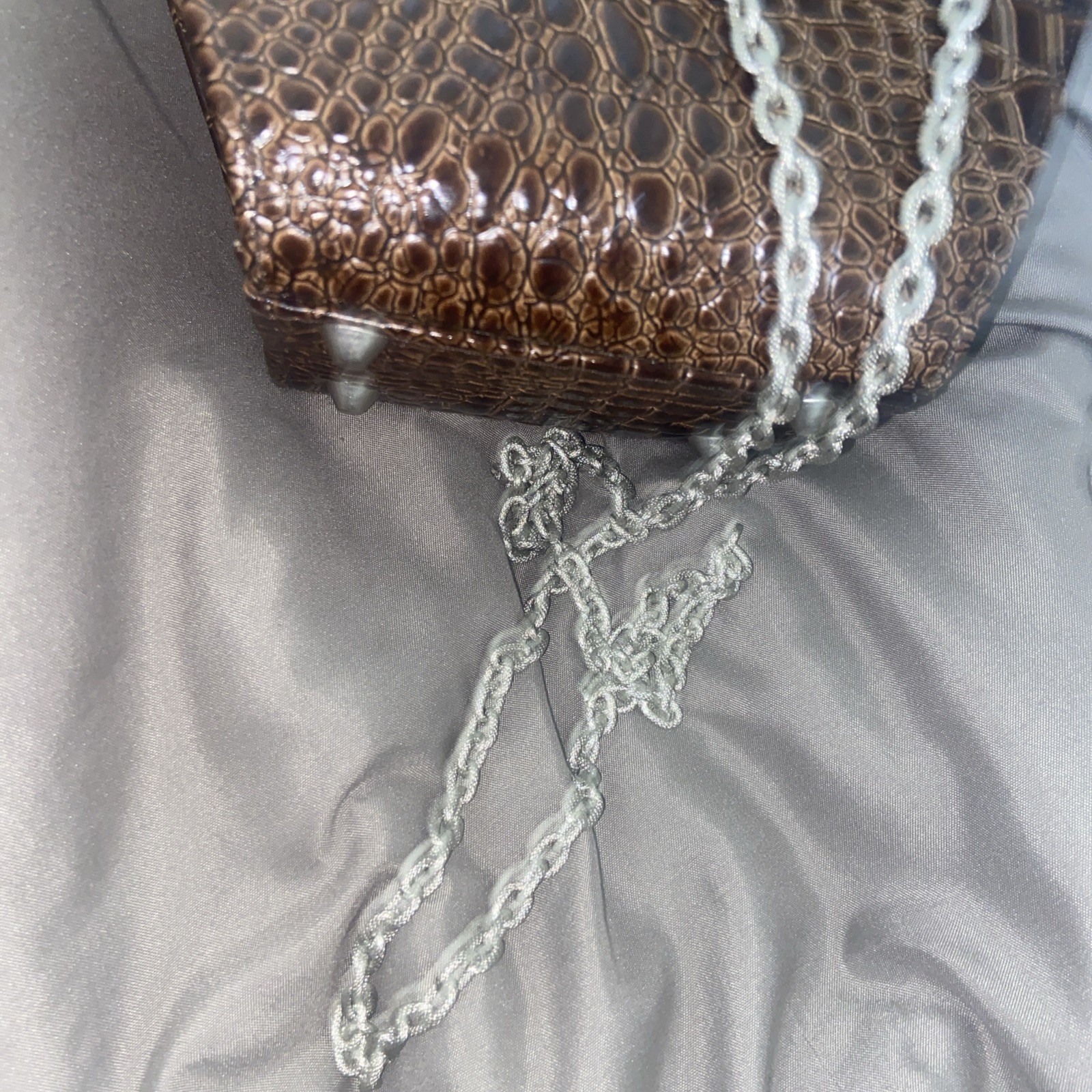 Inge Christopher Rare Alligator Inspired Mini Pur… - image 10