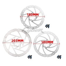 Tektro 160/180/203-24 6 Bolts Disc Brake Rotor 1.8mm thickness Heat Dispersion