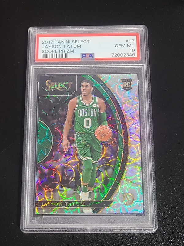 2017-18 Jayson Tatum #93 Select Scope Prizm PSA 10
