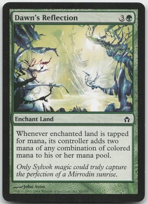 Dawn's Reflection 85 Common Fifth Dawn Magic: The Gathering Near Mint