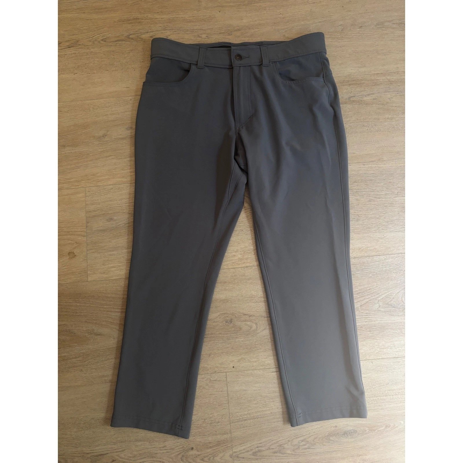 Origin USA Tapered Pants Mens W34 L30 Dark Grey Performance Stretch Trousers