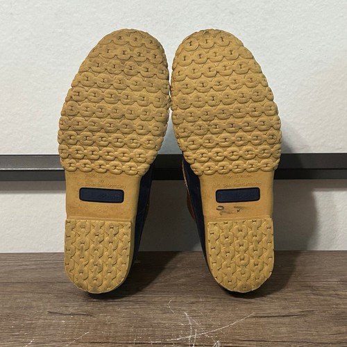 LL Bean Duck Stiefel Damen Gummi Regen Schuhe Größe 7 mittelbraun/blau - Bild 6 von 8