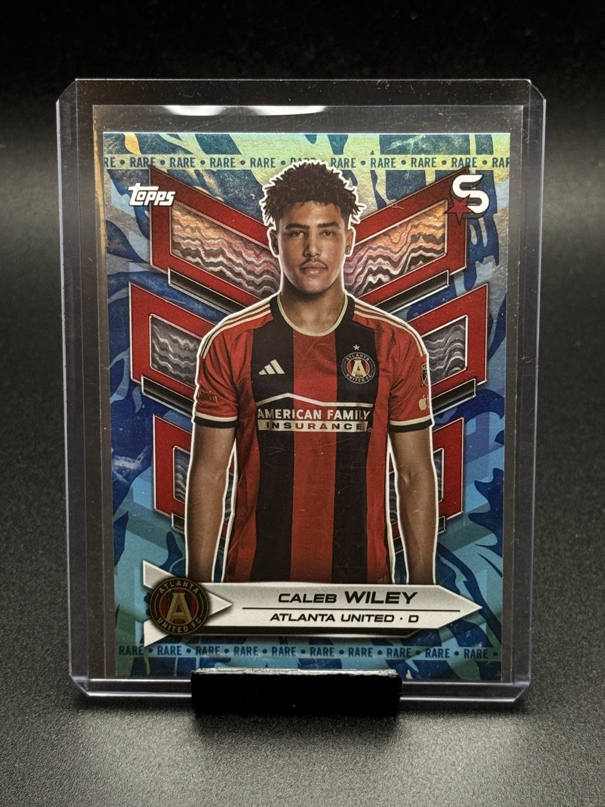 Caleb Wiley 2024 Topps MLS Superstars Rare Ice Spot Foil #26 Atlanta United