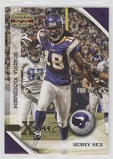 2010 Panini Gridiron Gear Gold X's 10/100 Sidney Rice #83 0q3