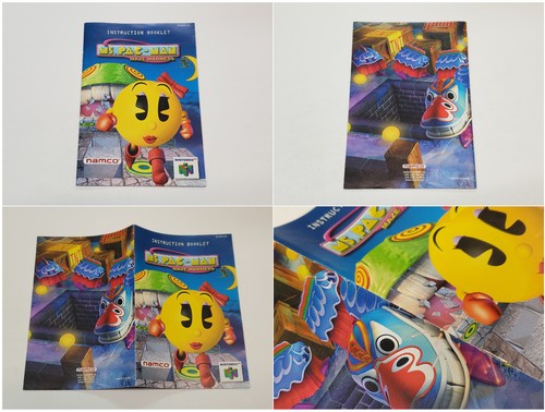 Ms. Pac-Man Maze Madness N64 Nintendo 64 Box & Manual Only * - Picture 2 of 21