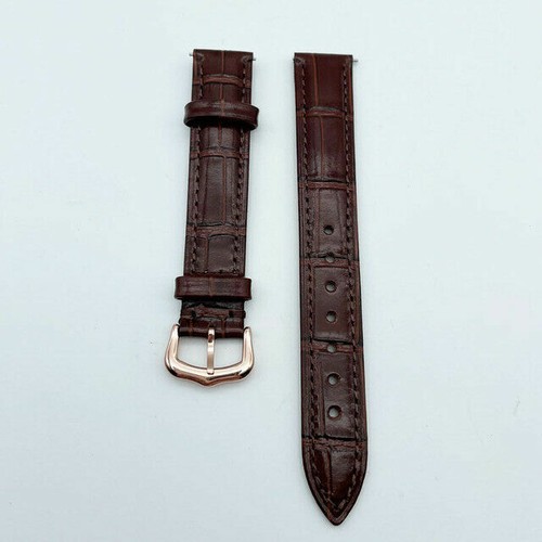 18/20MM LEATHER STRAP BAND FOR FIT CALIBRE DE CARTIER SANTOS DUMONT WATCH BLACK - 第 14/19 張圖片