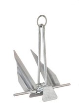 Seachoice Utility Anchor with Slip Ring Shank   Hot-Dipped Galvanized Stee