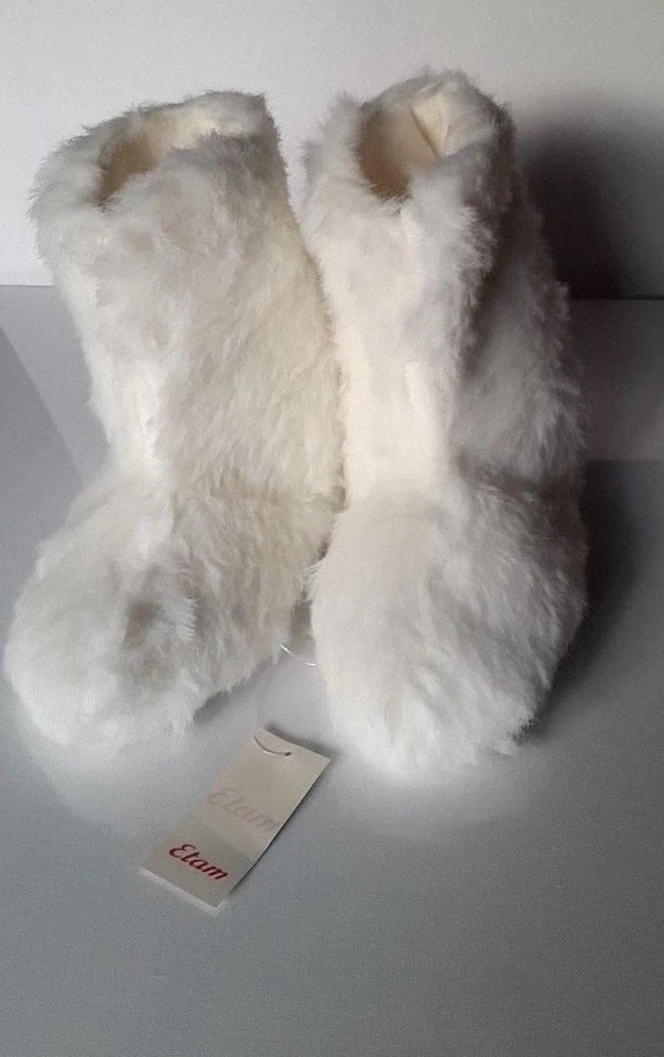 ETAM CHAUSSONS BOTTINES BIG FUR WINTER TALES FAUSSE FOURRURE POINTURE - Photo 1/4