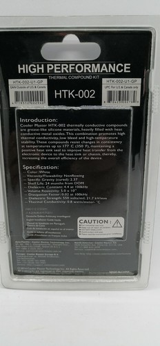 Cooler Master HTK-002-U1 High Performance Thermal compound kit Paste - Afbeelding 2 van 2
