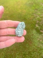 Certified Burmese Natural Jade Jadeite Handcrafted Pendant Necklace