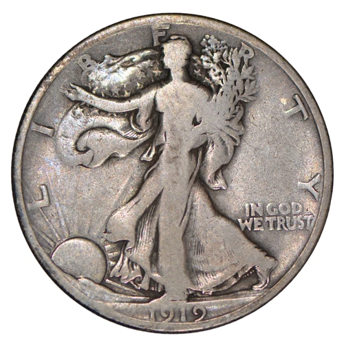 1919-D Walking Liberty Half Dollar ~ Good