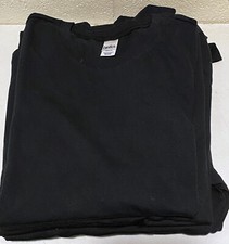 LOT OF 6 BELLA NEW GIRLS BLACK LONG SLEEVE T-SHIRTS SCREENPRINTING USA MADE