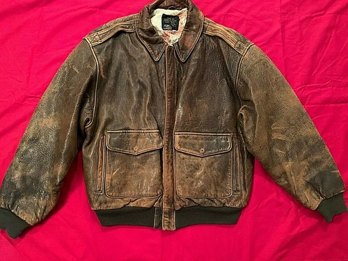 AVIREX LEATHER JACKET | eBay
