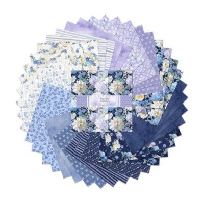 Morning Blooms By Wilmington Prints - 10 Karat Crystals / Layer Cake