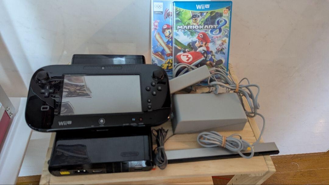 Nintendo Wii U Premium Black box select Working tested Game set