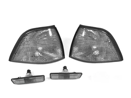 DEPO Smoke Corner Signal +Side Marker Light For 97-99 BMW 3 Series E36 2D/Cabrio
