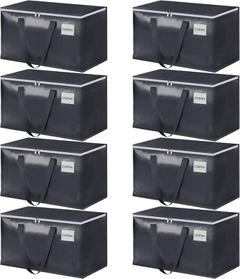 Fabspace Moving Boxes Heavy Duty Moving Bags with Strong Zippers and Handles 