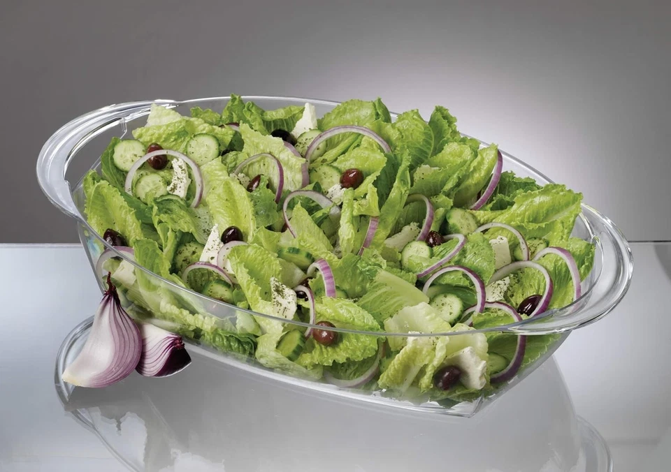 Prodyne Buffet sobre hielo, 19,75" x 11,75", transparente Foto 4 de 4