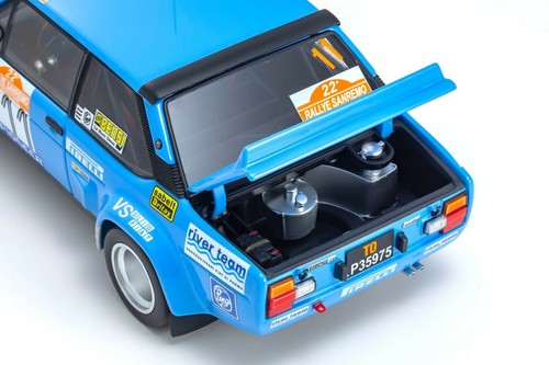 Kyosho Fiat 131 Abarth #11 Rally San Remo 1980 Bernacchini/Bettega 1/18 - Imagen 7 de 8
