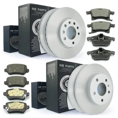 Disques de Frein + Plaquettes Avant Arrière pour Opel Astra H Combo Meriva