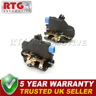 2x Door Lock Actuators Front Fits VW Golf Scirocco Transporter Skoda Seat