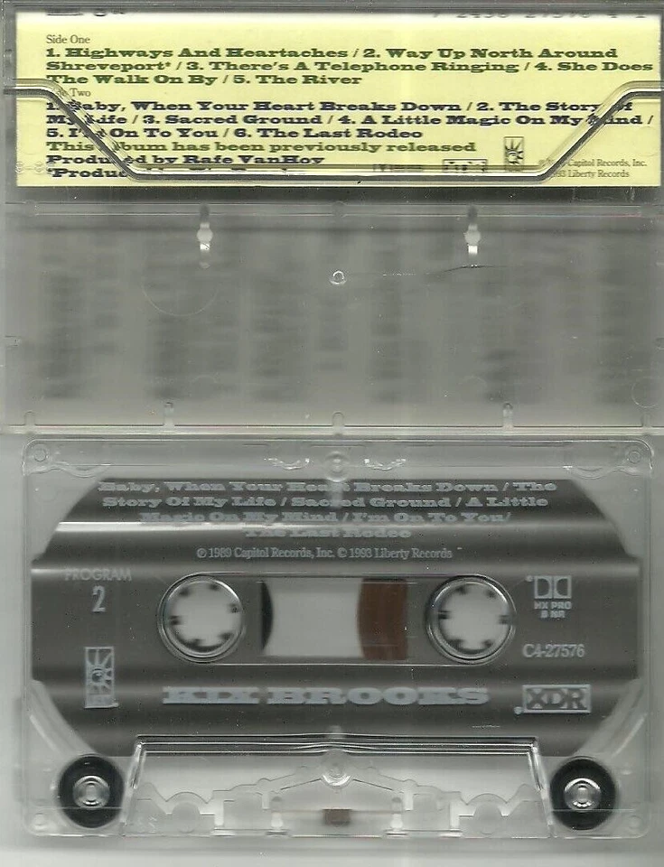 Kix Brooks by Kix Brooks (Cassette, 1993 Liberty) VG-EX - Image 2 of 3