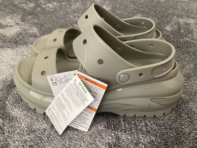 Crocs Mega Crush Sandal Men's Size 10, Women's Size 12 (207989 1LM