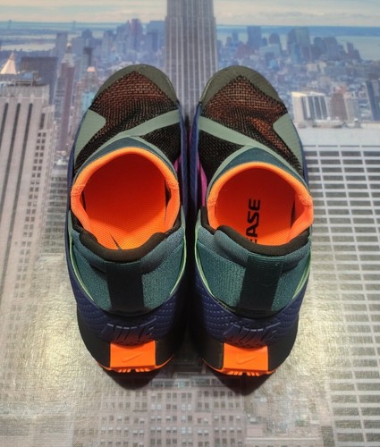 Nike Go Flyease Shoe Black/Dynamic Turquoise Men Size 4 or Womens 5.5 CW5883 001 - Picture 4 of 7