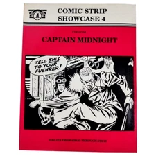 Captain Midnight Comic Strip Showcase #4 Book 1940s Dailies Jonwan Graphic Novel