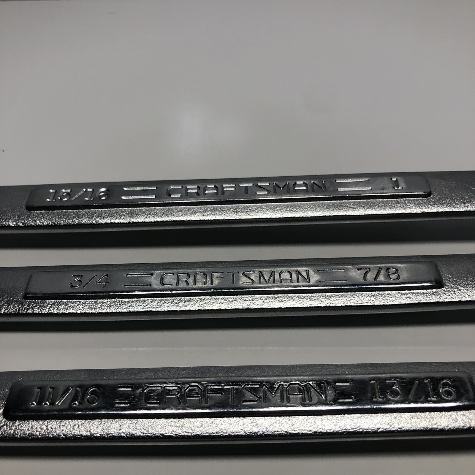 Vintage Craftsman Sae Double Box End Wrench Set SAE 1inch To 1/2inch