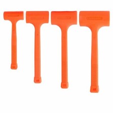4PC Dead Blow Hammer, Neon Orange  1, 2, 3, 4...