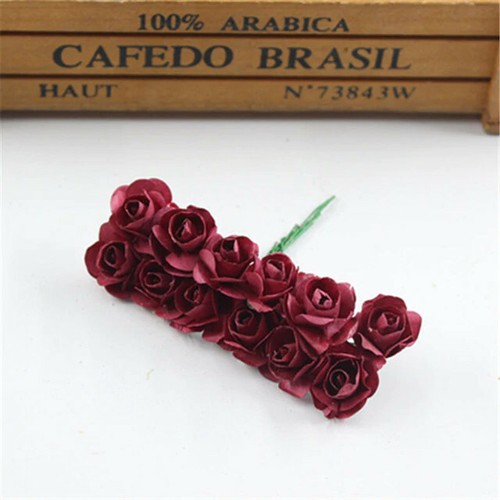 144 PCS MULBERRY PAPER ROSES/FLOWERS 11 colors and 1.5cm flowers Wedding UK - Picture 9 of 16