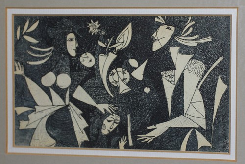 Veselin Damyanov - Ves (1977 - ) abstract composition lithography - Picture 7 of 7