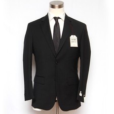 JOS A BANK Men's Wool Blazer Sport Coat Jacket 38S Black D070428 343Y