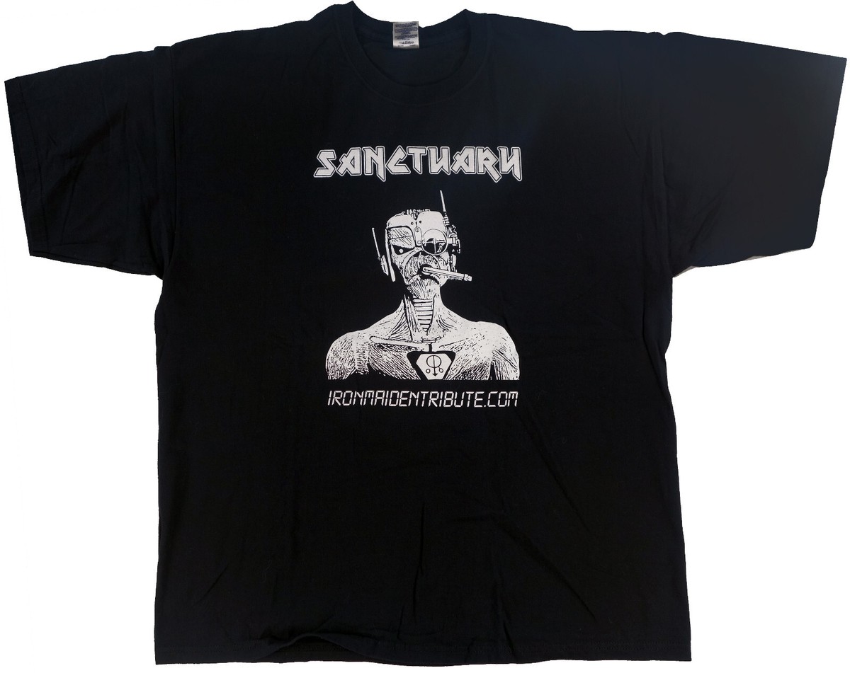 SANCTUARY Up the Irons Tribute Tour t shirt XXL heavy metal thrash