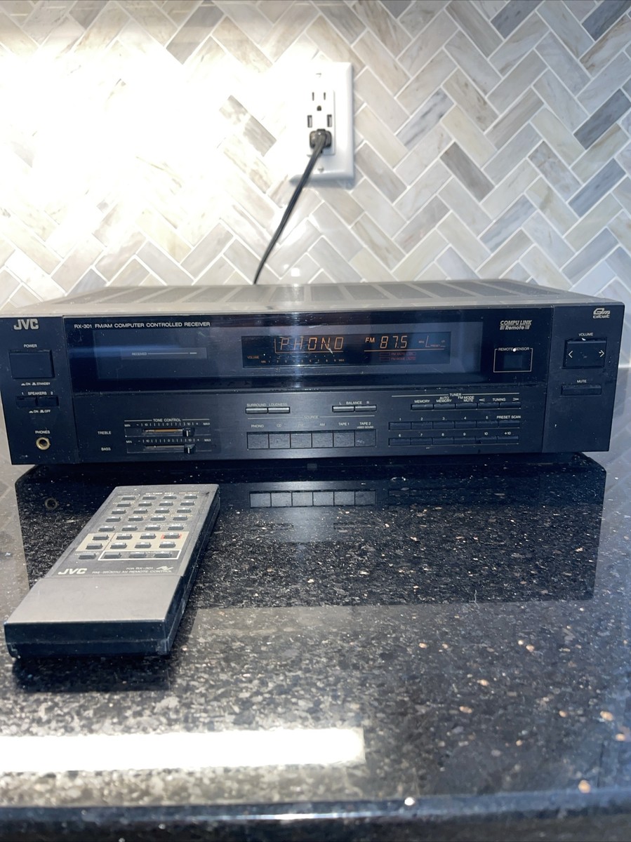 JVC RX-301 VINTAGE AM/FM STEREO RECEIVER with remote VINTAGE * | eBay