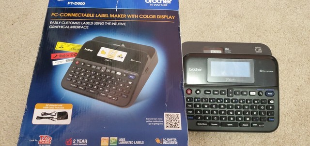 pt d600 brother label maker
