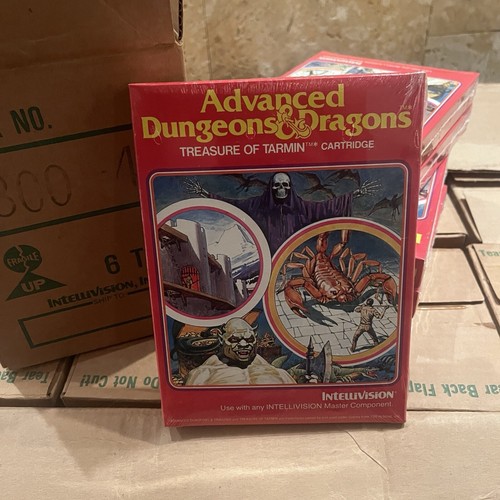 Advanced Dungeon&Dragon Treasure Tarmin Intellivision Factory Box 6 Sealed Games - Picture 5 of 9