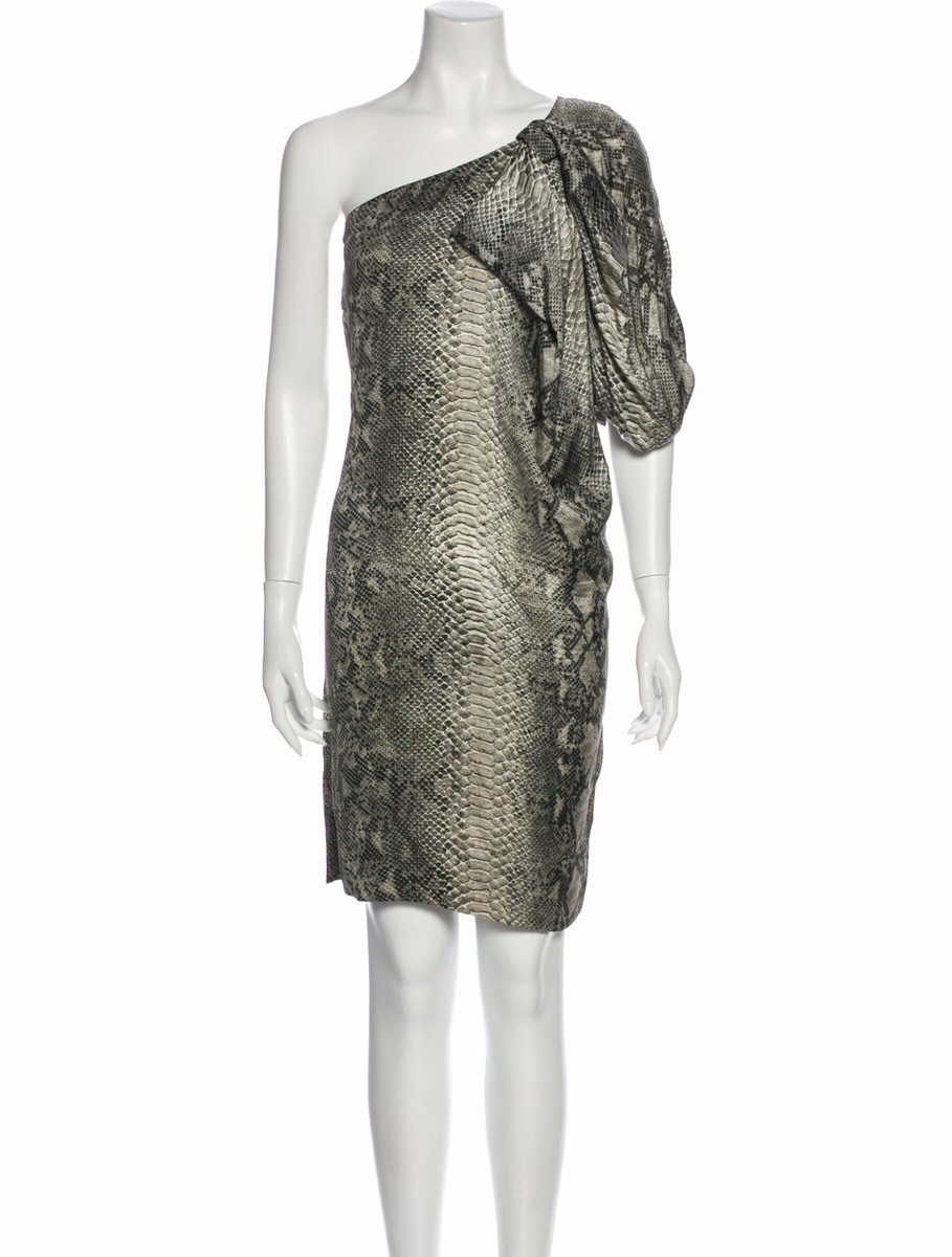 NEW STELLA MCCARTNEY SNAKE PYTHON SILK COLLECTION DRESS Size NEW STELLA MCCARTNEY SNAKE PYTHON SILK COLLECTION DRESS Size